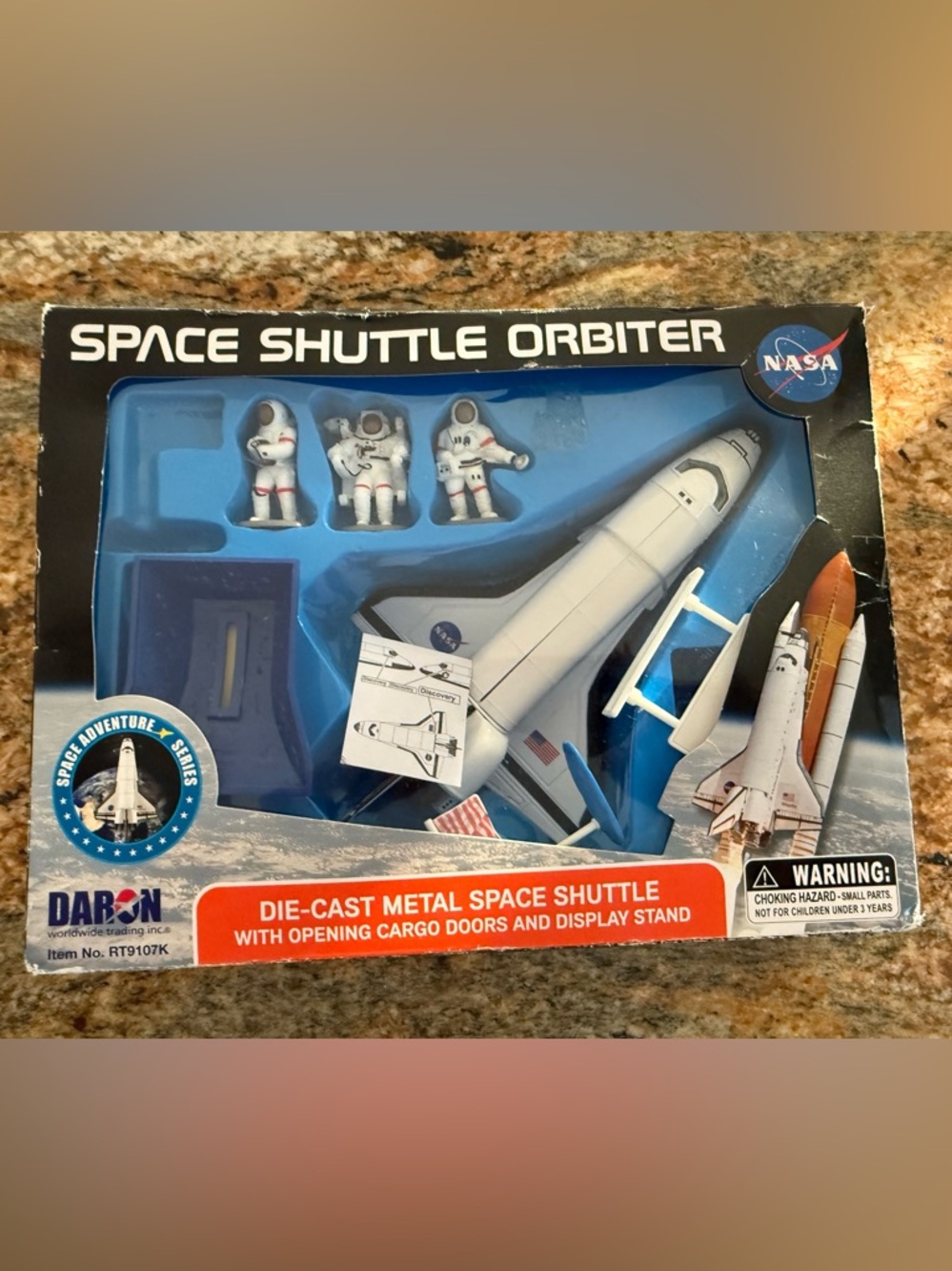 New Die-Cast Metal Space Shuttle Orbiter Toy set